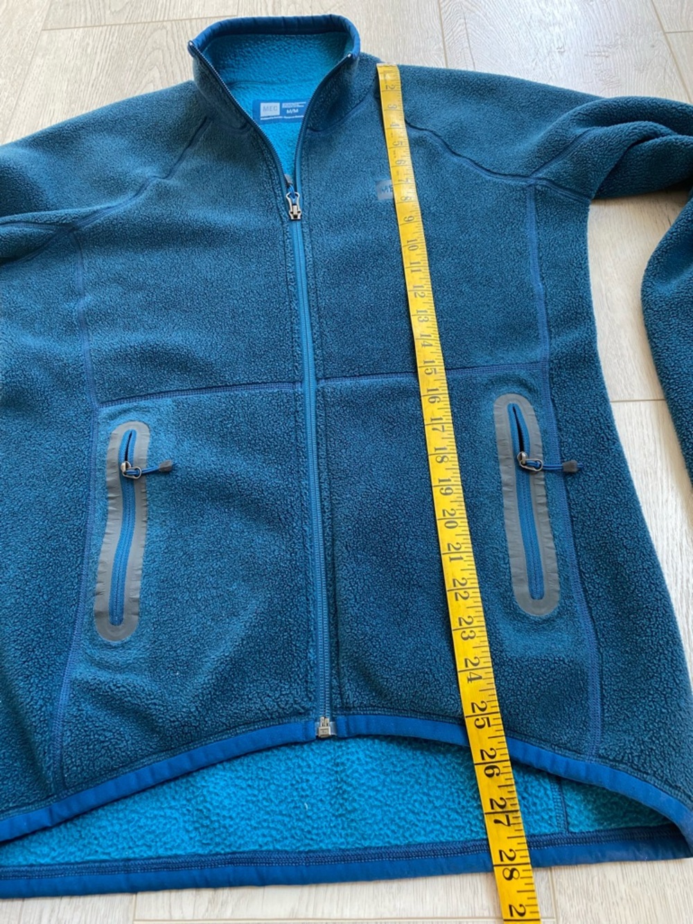 MEC Teal Full-Zip Fleece Jacket - Picture 5 of 6